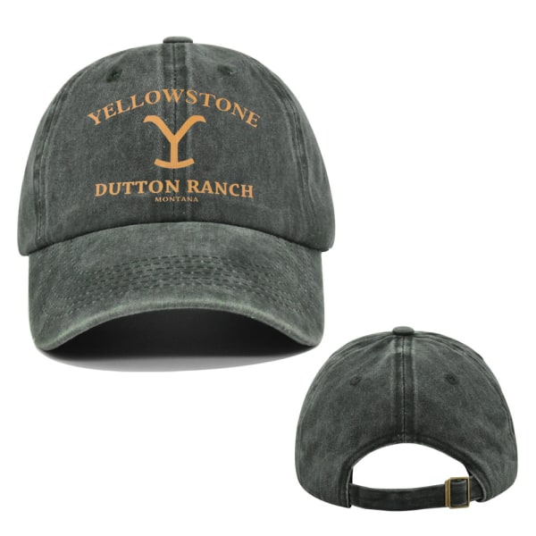 Yellowstone Dutton Ranch Baseball CP879 Militärgrön