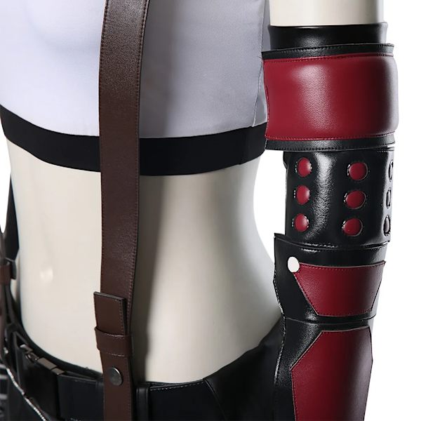 Tifa Cosplay Baddräkt Anime Game Final Cos Fantasy VII Peruk Mössa Sexig Underkläder Kvinnlig Halloween Fest Roll Fantasia Outfit L D Clothes wig hat