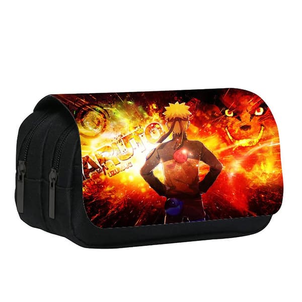 Naruto case Stor kapacitet case Student pennfodral dubbla lager brevpapper Organizer för barn Presenter C