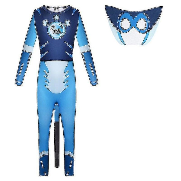 Anime Wild Kratts Body Halloween Kostymer För Barn Pojkar Character Jumpsuits Fancy Dress Party Kläder Med Mask K 04 140