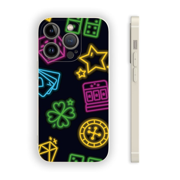 Enkelt tecknat mönster Tryckdesign Flexibeltpurubber Stötsäker Mobiltelefon Caseiphone 15 Caseseries Stylesjwhiteypdt2780