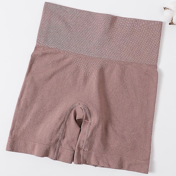 Sömlösa shorts med hög midja Kvinnor Hip Push Up Shorts Säkerhetsbyxor Fitness Boxer Trosa Magkontroll Underkläder Kalsonger Z M style2 bean paste