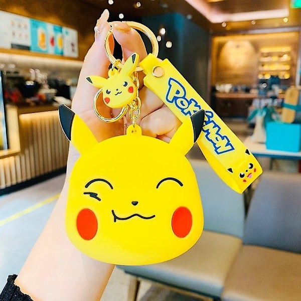 5 sorters myntplånböcker, docknyckelringar, Pikachu D
