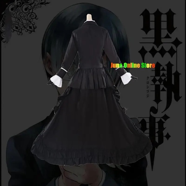 Anime Black Butler Kuroshitsuji Ciel Phantomhive Smile Cosplay Kostym Peruk Rock Skjorta Shorts Hatt Vuxen Klänning Hallowen Dräkt L suit