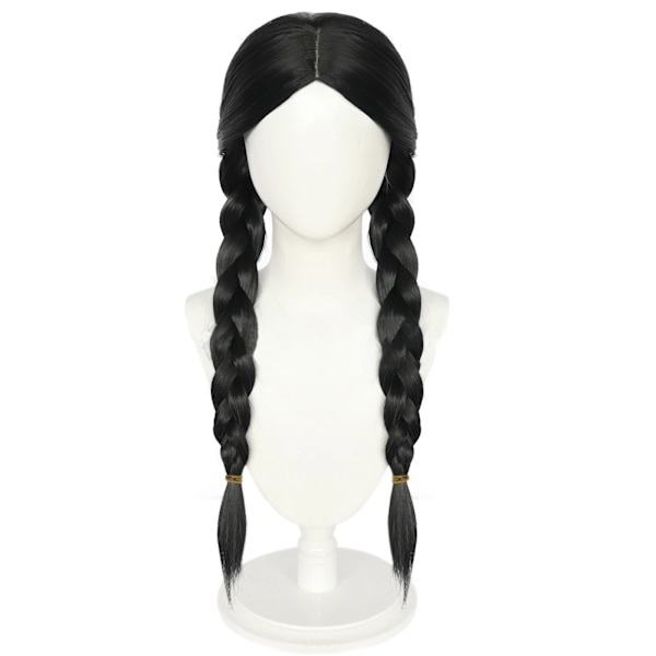 Wednesday Addams Cosplay Familjekostym Vuxna Barn Nevermore Skoluniform Jacka Kjoldräkt för Kvinnor Halloween Festkläder S wig 2