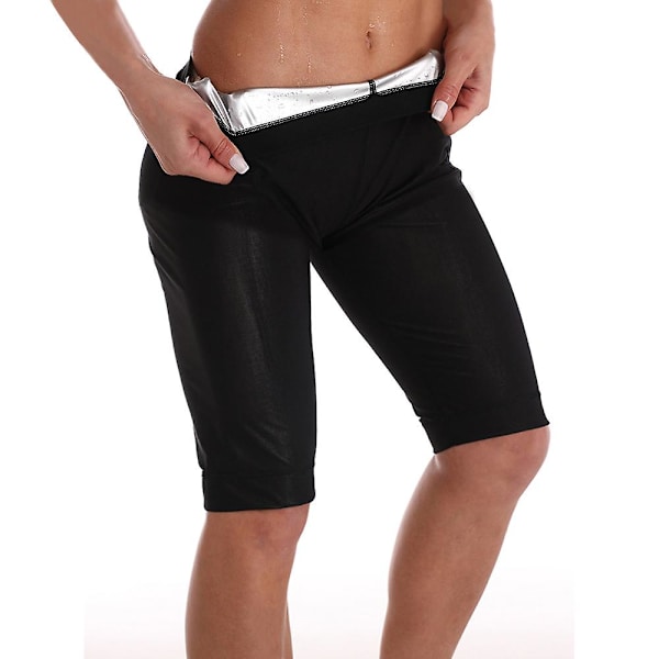 Cxzd Body Shaper Byxor Bastu Shapers Hot Sweat Bastu Effekt Bantning Byxor Fitness Shapewear Träning Gym Leggings Fitness Byxor Z 4XL 5XL Shorts B2 no hooks
