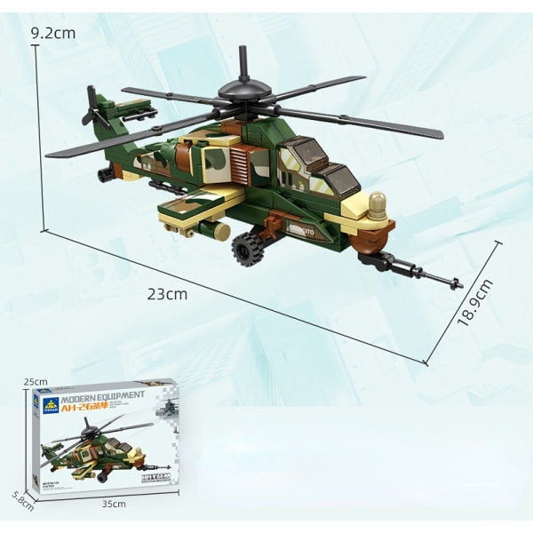 Militära serier av leksakshelikoptrar med skjutvapen2