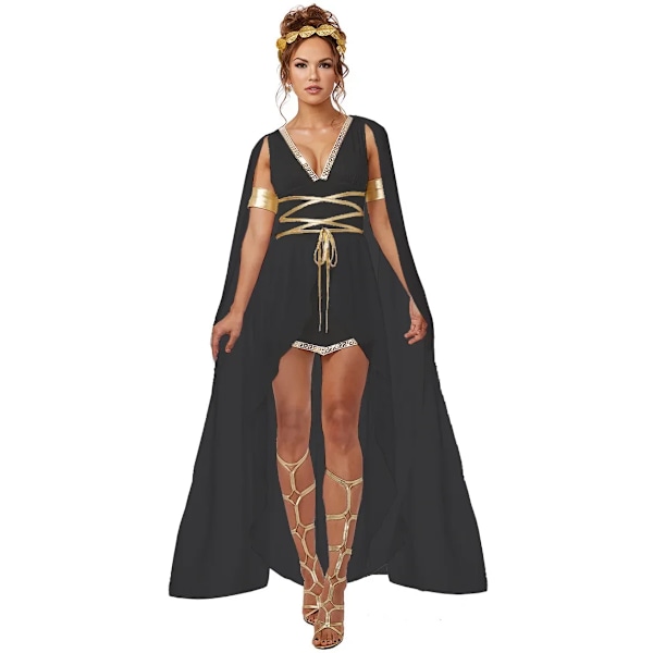 Vuxen Kvinnor Antik Grekisk Romersk Krigare Prinsessa Dräkt Egyptisk Cleopatra Dräkter Halloween Cosplay Maskeraddräkt L WHITE