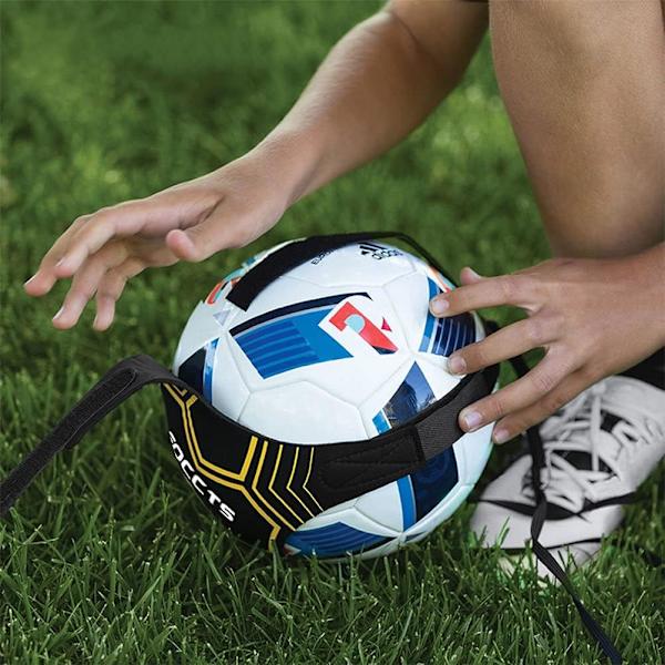 Foccts Soccer Kick Trainer Solo träningshjälp med neopren midjebälte för barn Vuxna