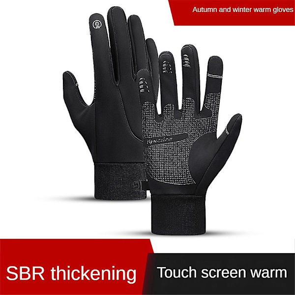 Comfyhands - thermal Handskar,comfyhands Winter Touchscreen Handskar För Män Dam Black L