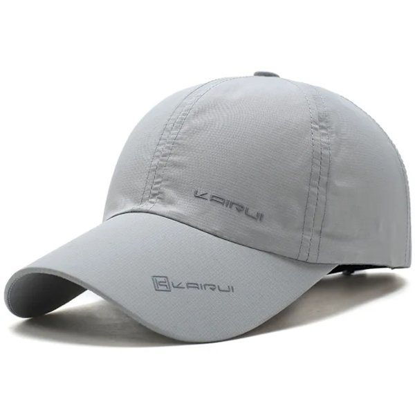 Sommarmärkt cap Kvinnor Pappa Snapback-hattar för män Bones Masculino Light Gray Adjustable