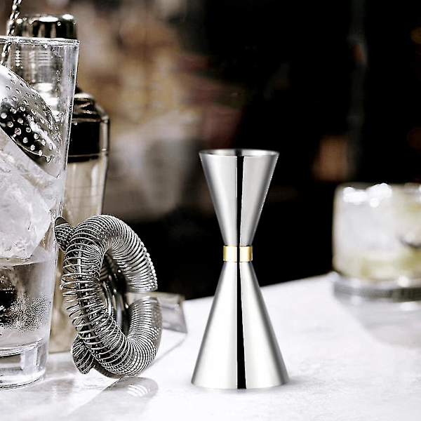 Tanmeng Stainless Steel Bar Jigger Cocktail Jigger 25/50ml 30/45ml 45/60ml 60/90ml 30 45 Ml SILVER