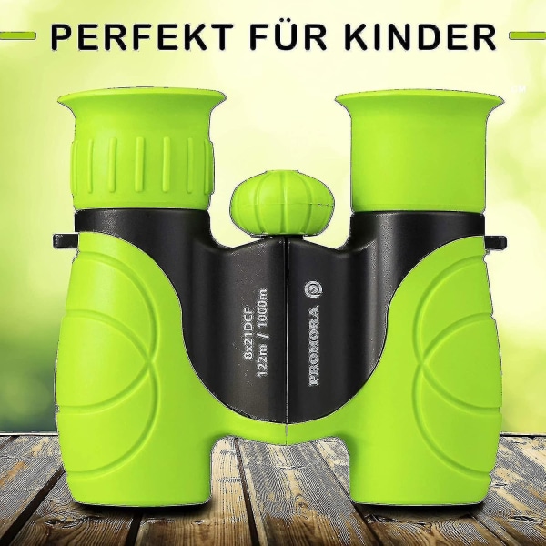 Barnkikare-8x21-komplett set med förstoringsglas för 4 5 6 7 8-åriga pojkar och flickor null none