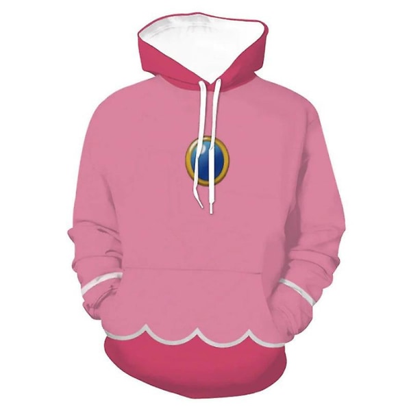Luigi Costume Vuxen Barn Hoodie Filminspirerad Halloween Cosplay Sweatshirt Q3 Adult-5XL