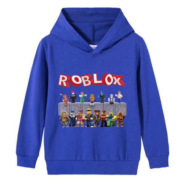 Roblox Kids Hooded Sweatshirt - Färg Blå 110cm