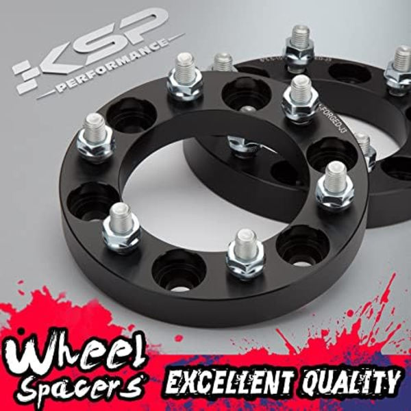 6x5,5 hjuldistanser, KSP smidda 1&#34;(25 mm) 6x139,7 mm till 6x139,7 mm gängstigning M12x1,5 navhål 108 mm adaptrar för Tacoma 4Runner Tundra F black No Lip-6X5.5-1inch
