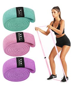 Fitness elastiskt bälte Grå (76 * 8m) medium dragkraft