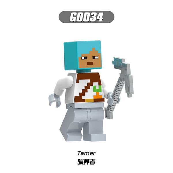 Minecraft monterade byggklossar leksaker
