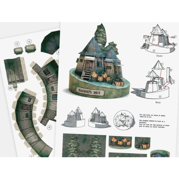 Harry Potter Hagrid House kroppspappersmodell