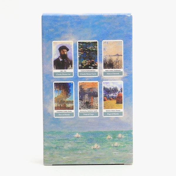 claude monet impressionism konst tarot divinationskort