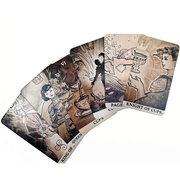 nk Witch tarot Utspridningskort