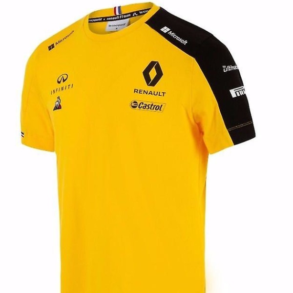 F1 Renault Summer Yellow kortärmad T-shirt med rund hals L