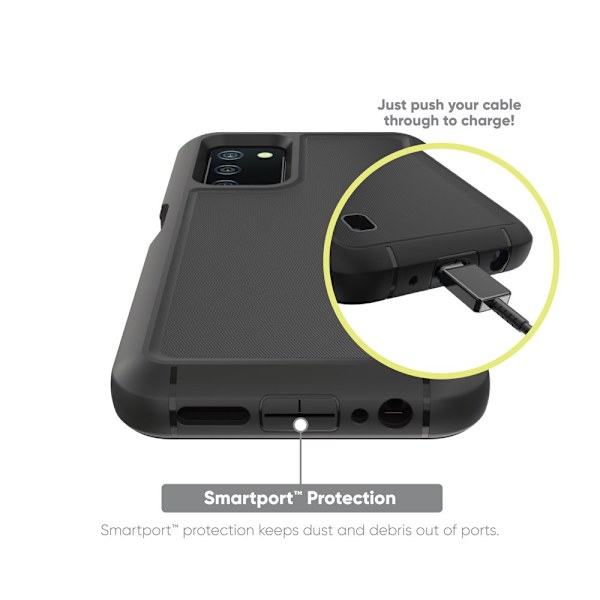 onn. Robust phone case till Samsung Galaxy A03s - Svart