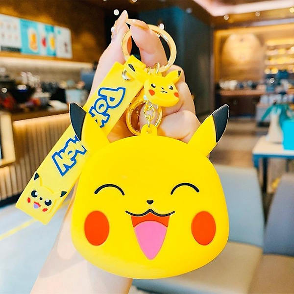 5 sorters myntplånböcker, docknyckelringar, Pikachu B