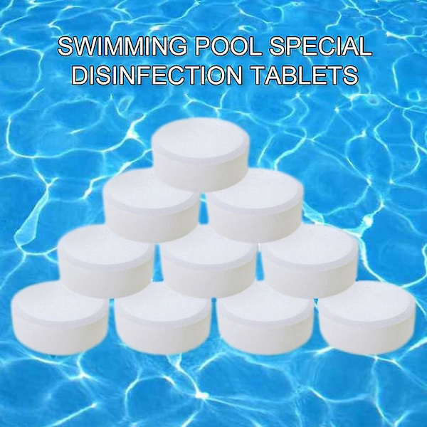50 st/kartong klordioxidtabletter Burdesinfektionsmedel Ph Adjuster Swimming Pool Clarifier null none