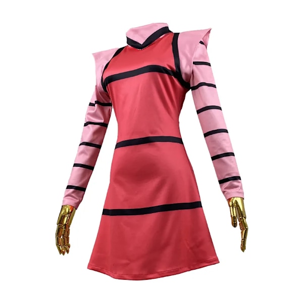 Anime Invader ZIM Cosplay Kostym Alien ZIM Långärmad Klänning med Handskar Halloween Festdräkt för Flickor Maskeraddräkt L ZIM dress