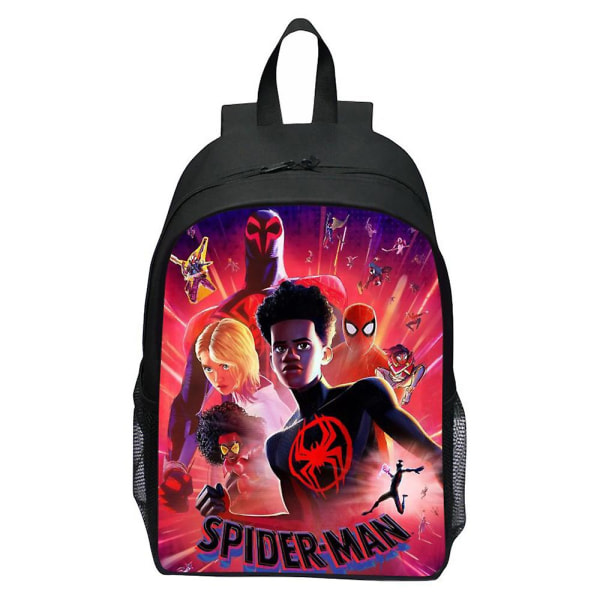 Barn Pojkar Spider-man Across The Spider-vers Ryggsäck Skolväska med stor kapacitet Ryggsäckspresenter C