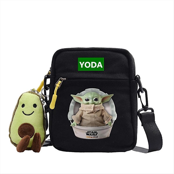 Star Wars axelväska Canvas Crossbody liten fyrkantig väska style 1