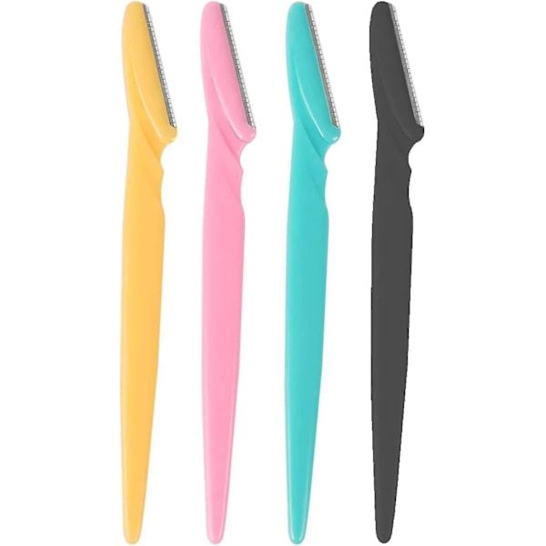 4 Pices De Rasoirs Sourcils,rasoir Sourcils De Scurit Pour Le Visage,coupe-sourcils,pilateur Portable Pour Le Visage Outil Pour Femmes Kit null none