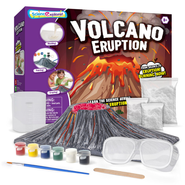 Vetenskaplig utforskning – vulkaneruptionsexperiment