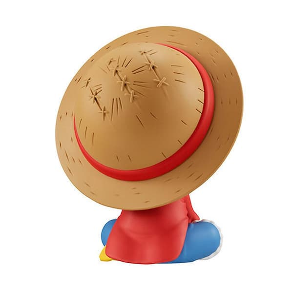 7cm Q-version Anime One Piece Figurleksaker Luffy Roronoa Zoro Actionfigur Kawaii Docka Bildekoration Pvc-modell Barn Presenter C random send 1pcs