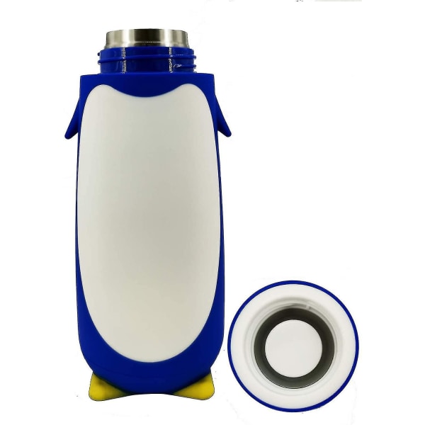 Penguin termos vattenflaska, barns resor kaffekopp, rostfritt stål varm och kall termos kopp null none
