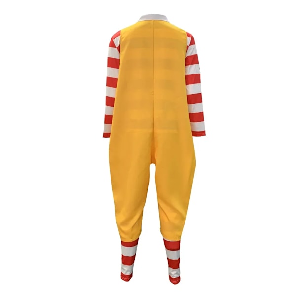 McDonald Cosplay Kostym Ronald Maskeradfest Sutra Clown Karaktär Vuxen Halloweenfest Rolig Kostym Scenkläder Peruk 110 A2