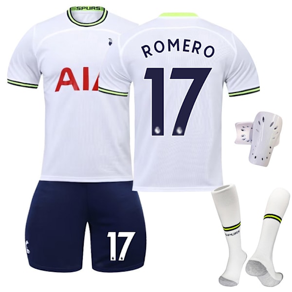 2223 Tottenham Hotspur Hemma 10, Kane 7, Sun Xingqian Fotbollströja 9, Richardson 17, Romero tröja 22-23 Tottenham Home 7 # M