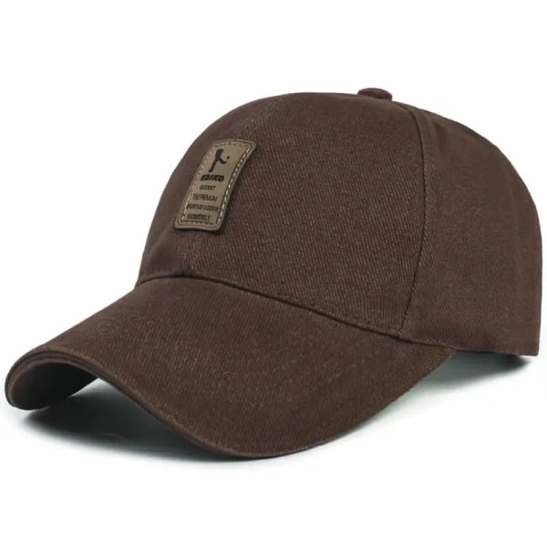 Sandwich Bill Dad Hats Herr cap med lapp Beige Brun Röd Svart Armégrön Vit Grå Khaki Black