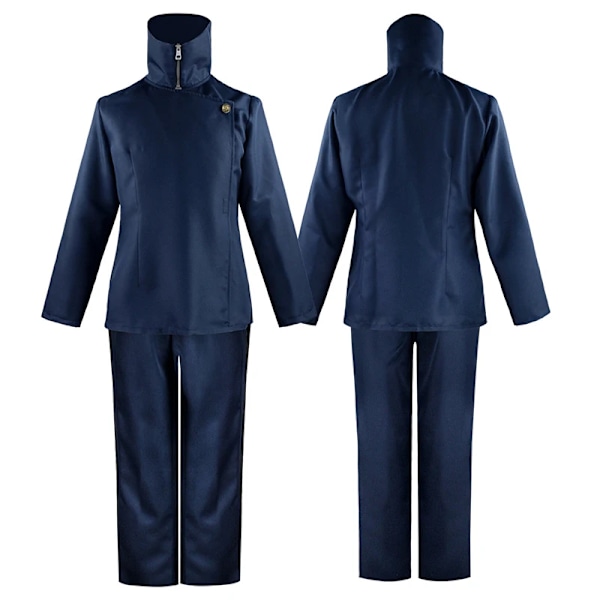 Inumaki Toge Cosplay Anime Jujutsu Kaisen Toge Inumaki Cosplay Kostym Peruk Topp Byxor Skoluniform Män Kvinnor Halloween Kostym M Costume B