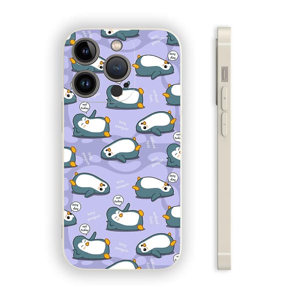 Creative Cartoon Tpu Gummi Stötsäkert Phone case För Iphone 15 Case Series Stil E Vit Ypdt1909