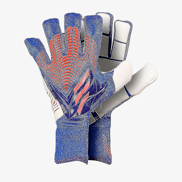 Professionella silikongummi Vattentäta halkfria handskar Latex Vuxna Barn Fotboll Målvaktshandskar-sswyv light blue 6