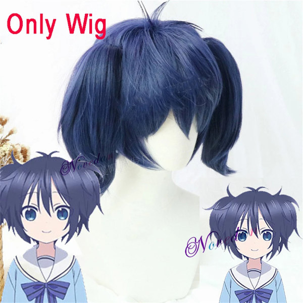 Matsuzaka Satou Shio Koube Kobe Cosplay Happy Sugar Life JK Uniform Skoluniform Skolflicka Skoluniform Peruk Halloween Anime Kostym XXL Plus Size ShioWig