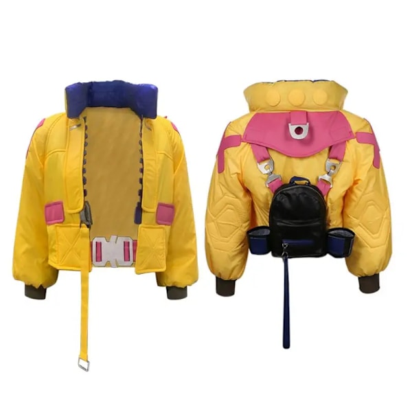 VALORANT Killjoy Cosplay Fantasia Kostym Jacka Rock Byxor för Kvinnor Uniform med Ryggsäck Hatt Halloween Karneval Festkläder M only jacket