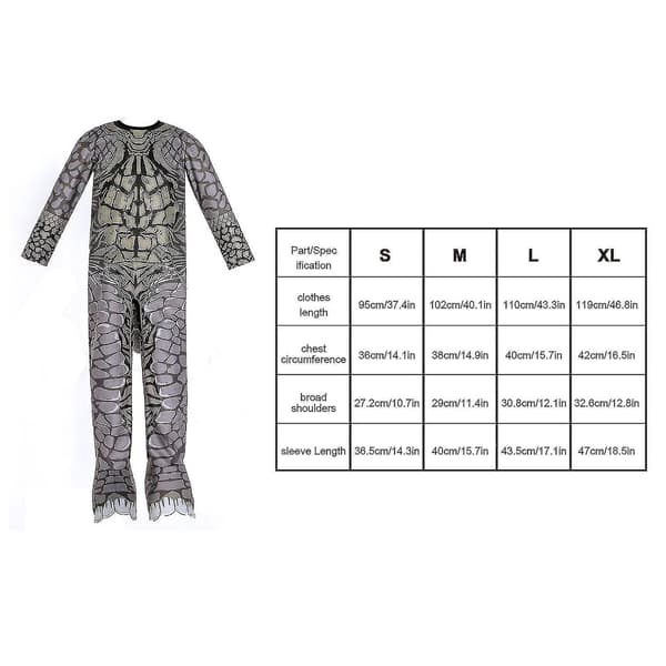 Godzilla Kids Cosplay set L*130