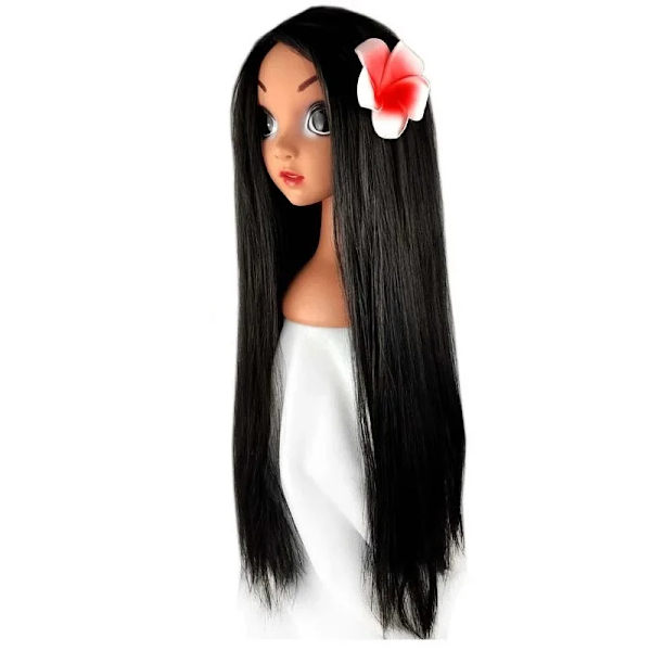Blomster Encanto Kostym Isabella Charm Klänning Flickprinsessklänning Fantasy Fest Barnkläder only wig 1 4T(Size 110)