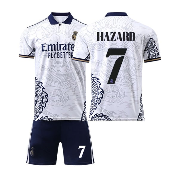 22 Real Madrid tröja Dragon Print Edition NO. 7 Hazard tröja #20