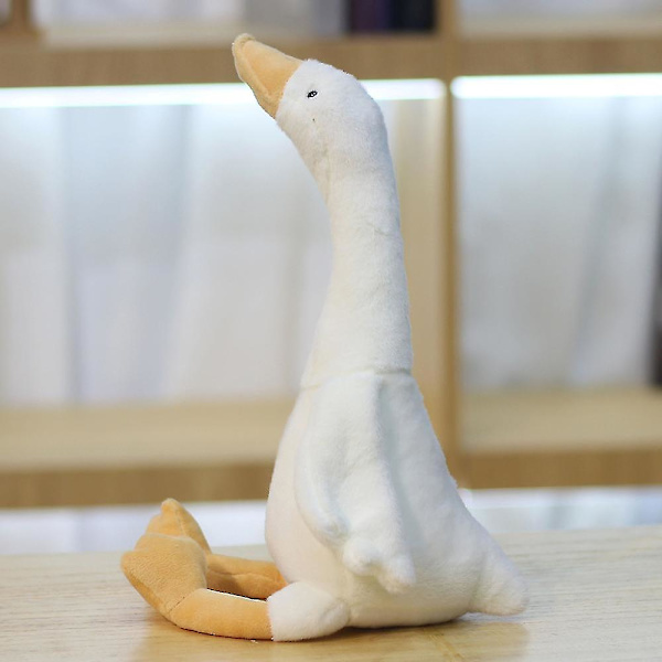 Tecknad Swan Gosedjur mjuka plyschleksaker för barn Pojkar Flickor Presenter White
