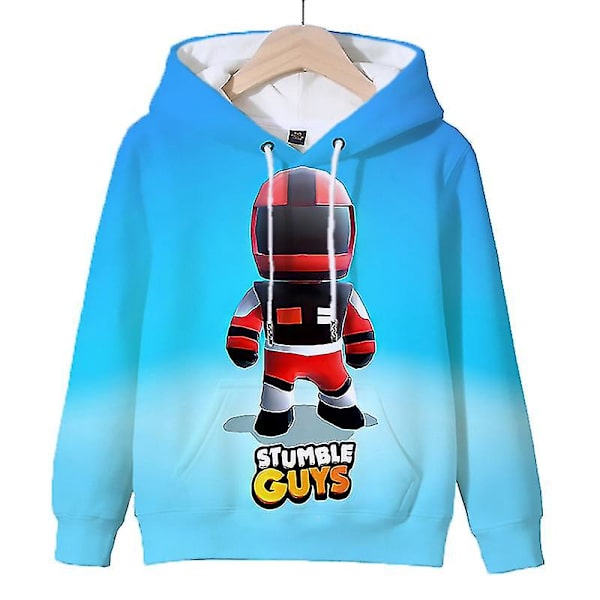 Stumble Guys Hoodie Pojkar Flickor Tröjor Barn Tecknad Hoody Pullovers Toppar Stumble Guys Print Luvtröjor Vår Barnkläder 2 kids-110(4T)