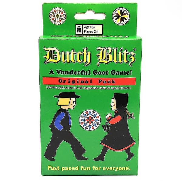 Dutch Blitz Dutch Blitz Basic Plus Expanded Family Partyspelkort Partyspelkortspel Blue Extended Version